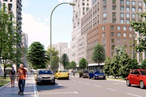 Началось строительство пятого дома по реновации на улице Лавочкина