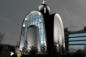 Храм со стеклянной стеной и видом на Сетунь построят на западе столицы