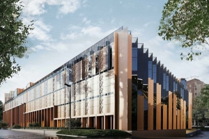 Спорткомплекс с бассейном в районе Ростокино украсят витражи