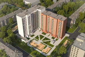 В районе Люблино начали строить дом по реновации на 188 квартир