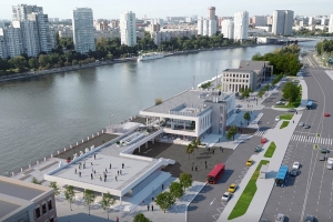 Набережную у Южного речного вокзала обновят к сентябрю