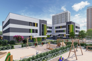 В Ховрине завершили строительство каркаса здания учебного корпуса