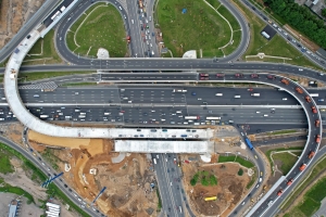 Более 35 км дорог планируют построить в Новой Москве в этом году