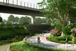 Велопешеходный мост через Яузу появится в подмостовом пространстве МЦК