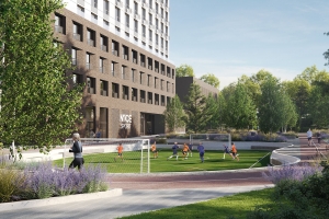 Спортивный центр с ледовыми аренами и парк появятся в комплексе N’ICE LOFT