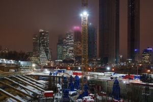 Монолитные работы ведутся в паркинге ЖК «Бадаевский»