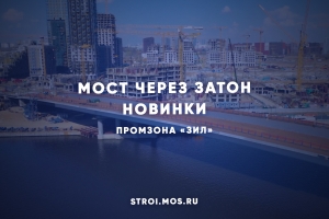 Когда запустят движение по мосту через затон Новинки