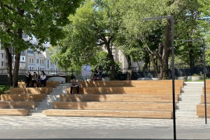 Зеленый амфитеатр открылся рядом со станцией метро «Таганская»