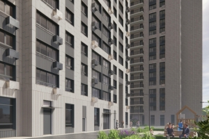 Панели светлого оттенка украсят дом по реновации в районе Щукино