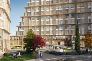 Детская площадка со смотровой и водоем с амфитеатром появятся в ЖК Stories