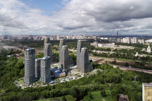 Дома-скалы с террасами на высоте более 100 метров построят рядом с Долиной реки Сетунь