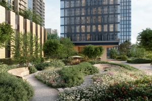 Началось строительство наземной части ЖК в районе Пресненский