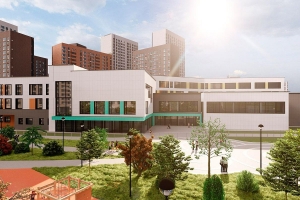 Началось устройство кровли школы на 1150 учеников в районе Лефортово