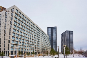 Четыре каскадных дома построили в районе Обручевский