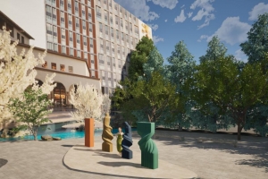 Скульптуры в виде брусков пластилина установят в ЖК в районе Аэропорт