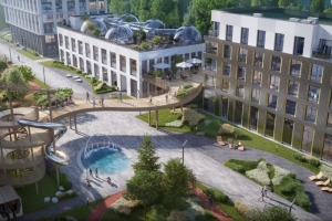 Термальный комплекс с бассейнами и парящим мостом откроют в Марфино