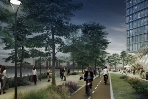 На набережной Южного порта создадут веломаршрут длиной 13 км