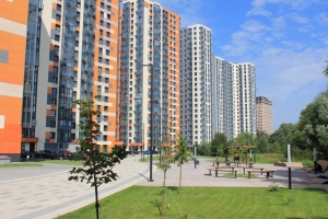 Жилой корпус на 943 квартиры построили в районе Митино