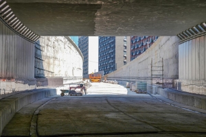 Собянин: новый путепровод под МЦД-4 соединит улицы Двинцев и Складочную