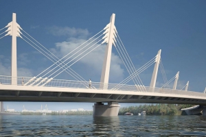 Собянин: велопешеходный мост через Нагатинский затон построят в этом году