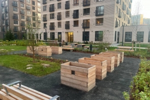 Пять жилых корпусов с дворами-парками ввели в районе Филёвский Парк