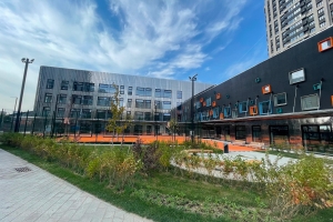 Учебный корпус с баскетбольной площадкой в районе Тропарёво-Никулино построят до конца года