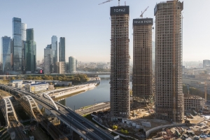 Монолитные конструкции трех жилых корпусов в Дорогомилове почти готовы