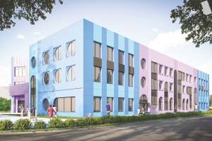 Разноцветные фасады украсят детский сад в районе Западное Дегунино