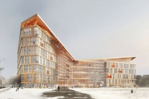 В здании штаб-квартиры Яндекса смонтировали конструкции кровли