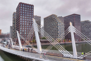 Собянин: открыт велопешеходный мост через Нагатинский затон