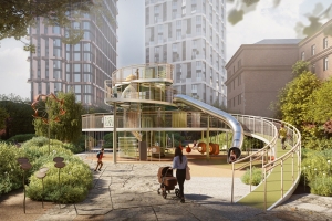 Многоуровневый игровой комплекс появится в жилом квартале на Пресне