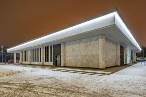 Архитектурный облик восточного вестибюля станции метро «Каширская» был сохранен при реконструкции