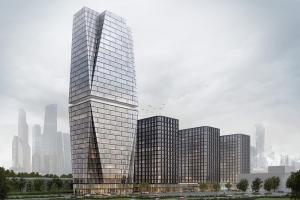 Первый корпус делового комплекса начали строить в Большом Сити