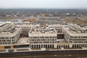 Собянин: завершается строительство комплекса онкобольницы №62 в Сколкове