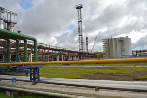 На МНПЗ ввели комплекс переработки нефти с бездымным факелом