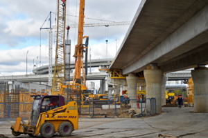 Пролеты эстакады ЮВХ через Волгоградский проспект начнут монтировать летом