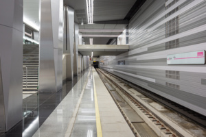 Монолит пересадочного узла станции «Авиамоторная» БКЛ метро почти готов