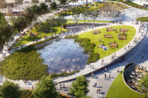 Ландшафтный парк на Павелецкой площади достроят в этом году