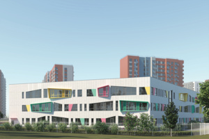 Школа на 1100 учеников и детский сад на 220 малышей разместятся в одном образовательном центре в ТиНАО