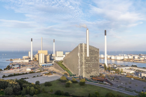 Электростанция с лыжной трассой на крыше появилась в Дании