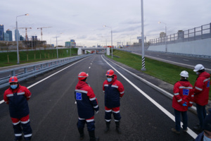 Новый дорожный участок построили к административно-деловому центру «Коммунарка»