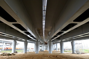 Развязка на пересечении Юго-Восточной хорды с Волгоградским проспектом готова на 30%