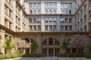 Отель класса люкс с мозаичным двориком откроют в «Зарядье»