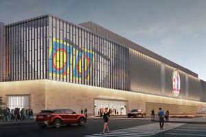 В Центре самбо и бокса в Лужниках начался монтаж стеклопакетов витражей