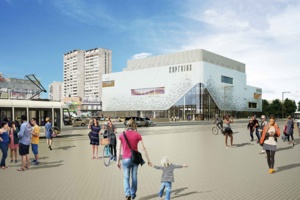 Обновленный кинотеатр «Киргизия» в районе Новогиреево готовят к вводу