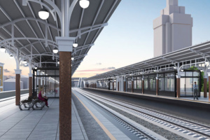 Осмотр реконструкции ж/д участка Москва-Каланчёвская – Москва-Пассажирская-Курская. С. Собянин, О. Тони