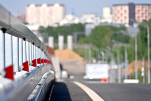 Путепровод через реку Городня на Юго-Восточной хорде готов на 80%