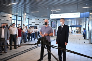 Открытие новой станции МЦД-2 Щукинская. С. Собянин. О. Тони