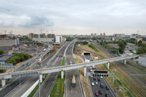 Собянин открыл путепровод на участке ЮВХ от Рязанского проспекта до ТТК