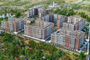 Крейсер «Аврора» и сухой фонтан появятся в ЖК «1-й Ленинградский»